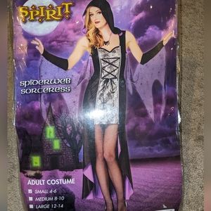 Spirit Halloween Spiderweb Sorceress Women's Small